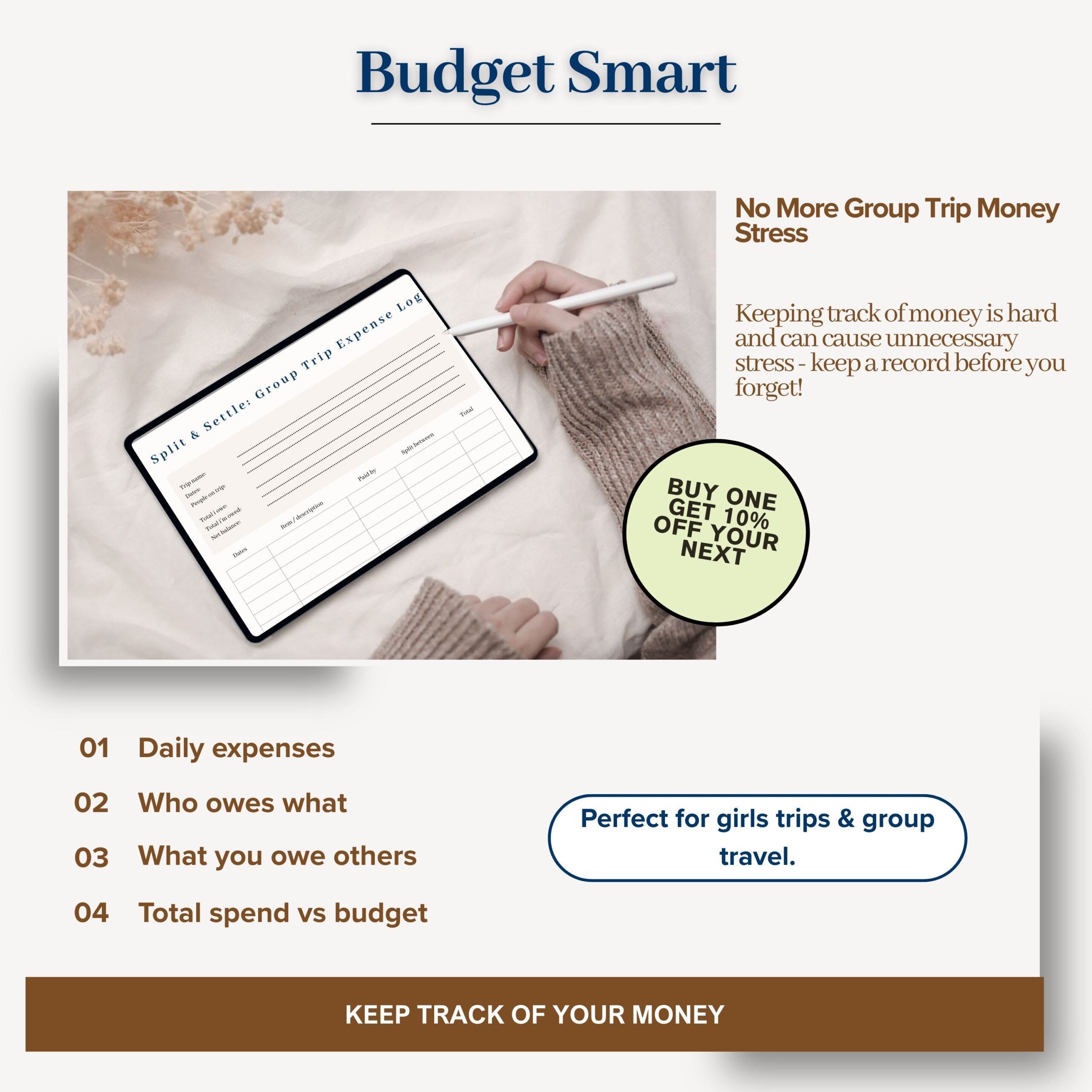 Paris Travel Planner | Digital Itinerary, Budget, Journal (iPad, Android Compatible) - Image 5