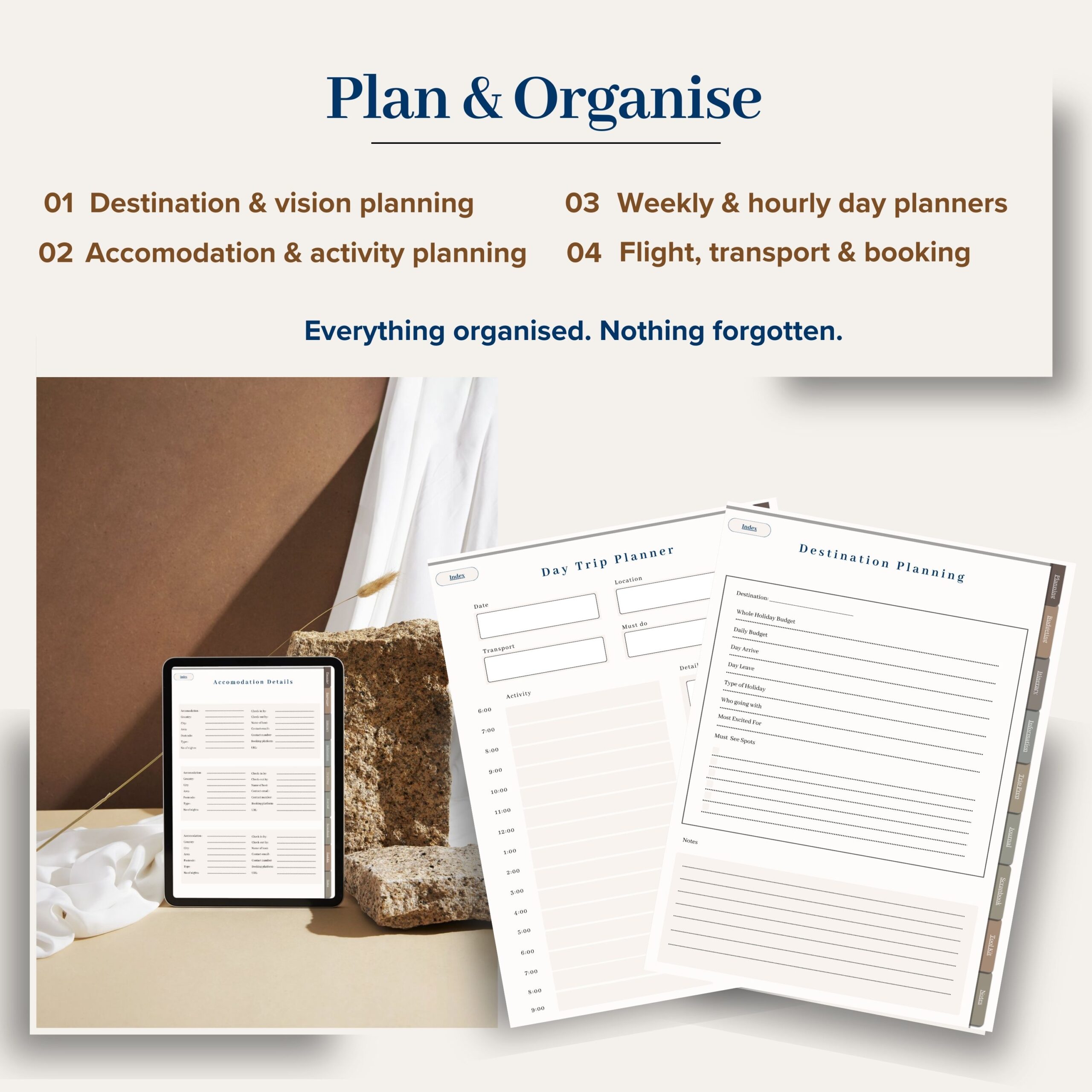 Paris Travel Planner | Digital Itinerary, Budget, Journal (iPad, Android Compatible) - Image 6