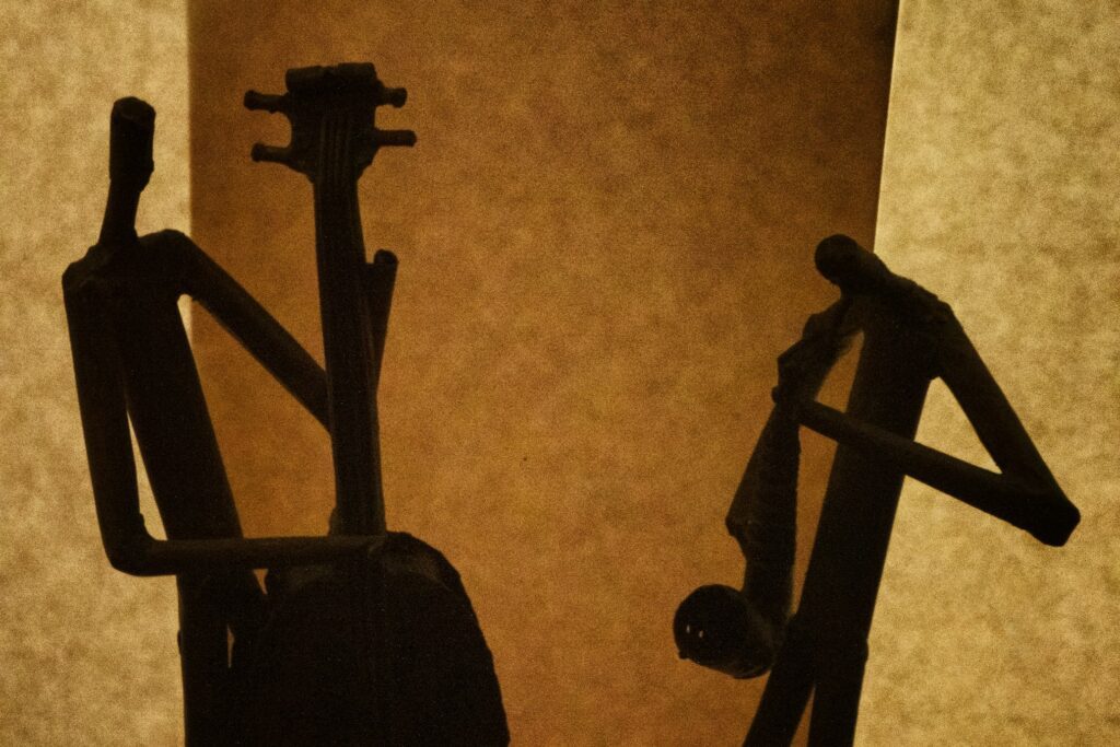 Jazz instruments shadow